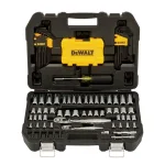 DEWALT 108-Piece 1/4 in. and 3/8 in. Drive Polished Chrome Mechanics Tool Set thumbnail 1