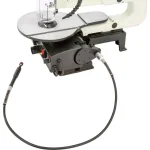Shop Fox 16 in. Variable Speed Scroll Saw with Foot Switch, LED Light, and Rotary Shaft Attachment thumbnail 5