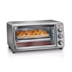 Hamilton Beach Sure-Crisp 1440W 6-Slice Air Fryer Toaster Oven, Stainless Steel thumbnail 3