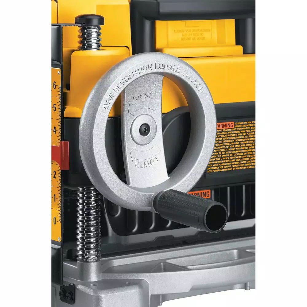 DEWALT 13 in. Heavy-Duty 2-Speed Thickness Planer with Stand and Tables