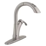 Glacier Bay Ginger Single-Handle Pull-Down Kitchen Faucet, Brushed Nickel thumbnail 1