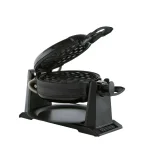 BLACK+DECKER Rotating Belgian Waffle Maker, 2-Slice Nonstick Dual Cooking Plates, Black thumbnail 8