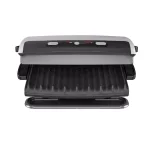 George Foreman 100 sq. in. Digital Indoor Grill and Panini Press with Removable Nonstick Plates, Silver thumbnail 7