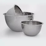 ExcelSteels 5 Qt. Professional Stainless Steel Hammered Mixing Bowl thumbnail 4