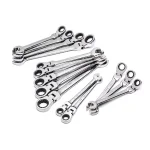 GearWrench 14-Piece 12-Point SAE/Metric Flex Head Ratcheting Combination Wrench Set thumbnail 3