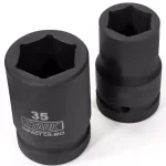 Stark 1 in. Drive Duo Combination SAE and Metric Deep Impact Socket Set, 11-Piece thumbnail 3