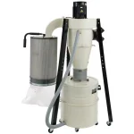 Shop Fox 1-1/2 HP Portable Cyclone Dust Collector, 806 CFM, 20 Gal. Drum thumbnail 3