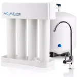 AQUASURE Premier PRO 100 GPD Reverse Osmosis Water Filtration System with LED Chrome Faucet thumbnail 1